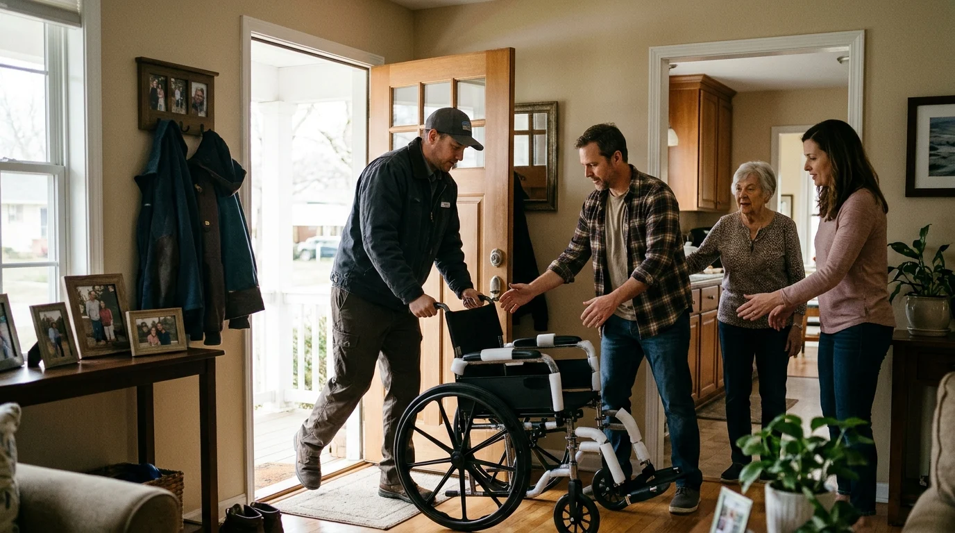 Livraison de matériel médical à domicile pour fauteuil roulant. — types de fauteuils roulants domicile